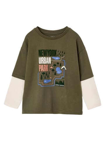 vertbaudet Koszulka w kolorze khaki