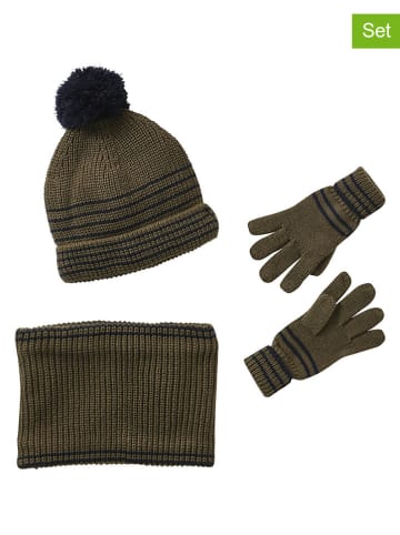 vertbaudet 3tlg. Winterset in Khaki