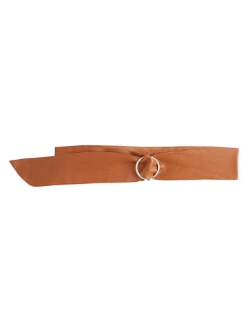 vertbaudet Leren riem lichtbruin