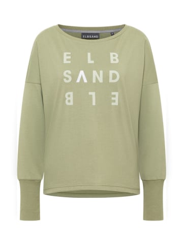 ELBSAND Bluza "Ingiara" w kolorze zielonym