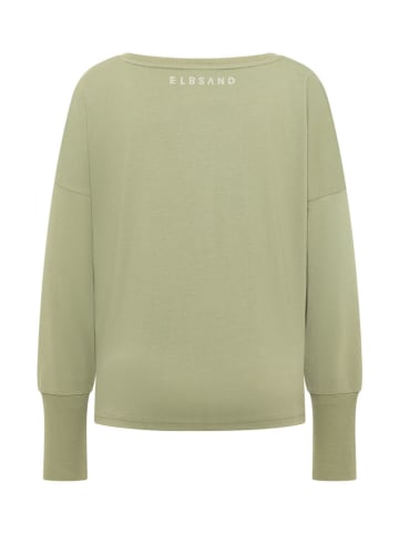 ELBSAND Bluza "Ingiara" w kolorze zielonym