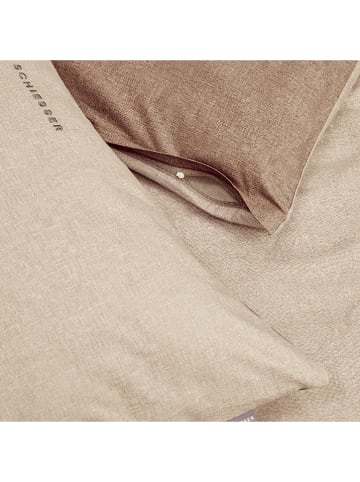 Schiesser Renforcé-Bettwäsche-Set in Beige