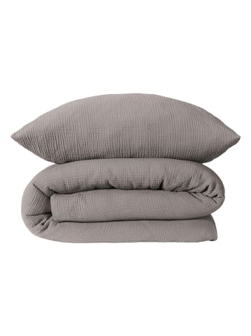 Schiesser Musselin-Bettwäsche-Set "Molly" in Grau