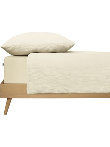 Schiesser Musselin-Bettwäsche-Set "Molly" in Creme