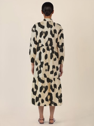 APART Kleid in Beige/ Schwarz