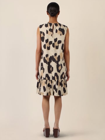 APART Kleid in Beige/ Schwarz