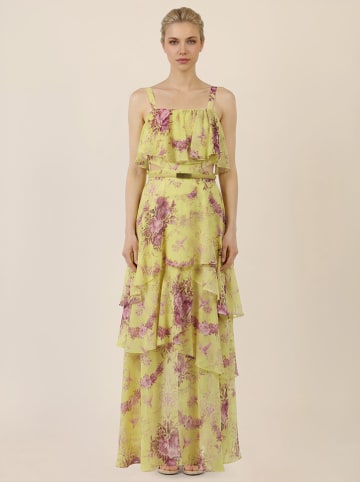 APART Kleid in Gelb/ Pink