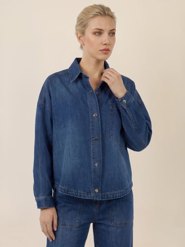 APART Jeansjacke in Dunkelblau