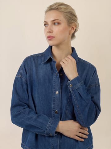 APART Jeansjacke in Dunkelblau