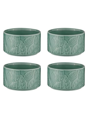 Ladelle 4-delige set: kommen "Heath" groen - Ø 10 cm