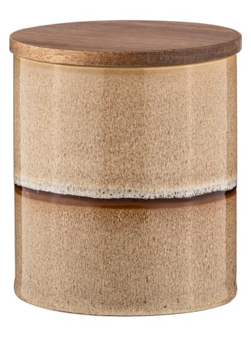 Ladelle Vorratsdose "Haven" in Hellbraun - (H)13,5 x Ø 11,5 cm