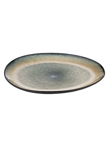 Ladelle Servierteller "Fusion" in Braun/ Blau - Ø 35,5 cm