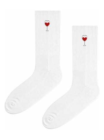 WOOOP Socken in Weiß