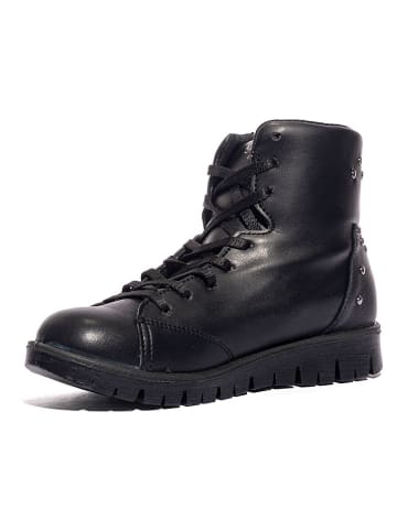 Primigi Leder-Boots in Schwarz