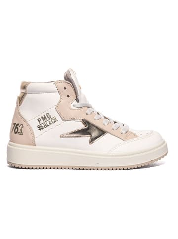 Primigi Leder-Sneakers in Beige/ Weiß