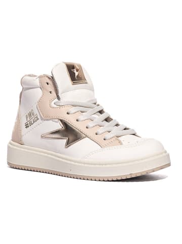 Primigi Leder-Sneakers in Beige/ Weiß