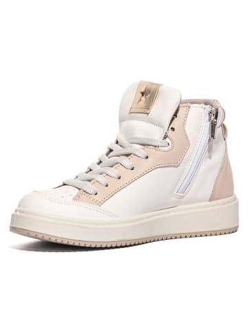 Primigi Leren sneakers beige/wit