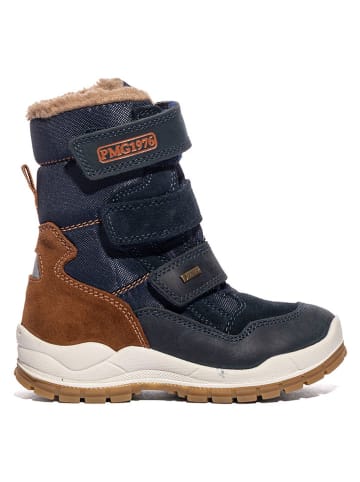 Primigi Leder-Winterstiefel in Dunkelblau