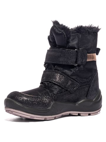Primigi Leder-Winterstiefel in Schwarz