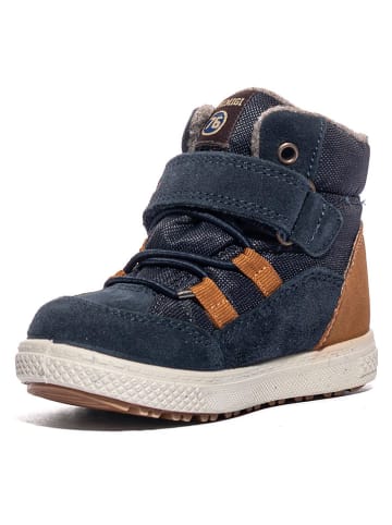 Primigi Leder-Boots in Dunkelblau