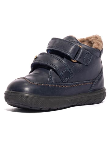 Primigi Skórzane sneakersy w kolorze granatowym