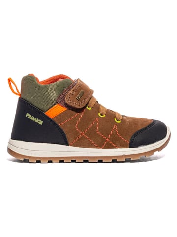 Primigi Skórzane sneakersy w kolorze jasnobrązowym