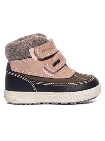 Primigi Leder-Boots in Rosa/ Schwarz