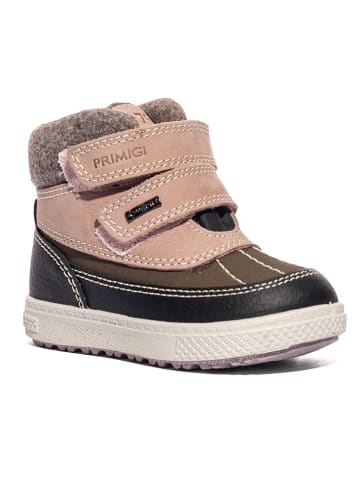 Primigi Leder-Boots in Rosa/ Schwarz
