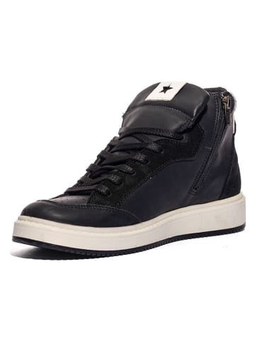 Primigi Leder-Sneakers in Schwarz
