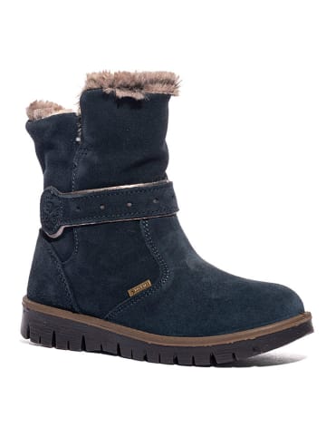 Primigi Leder-Winterstiefel in Dunkelblau