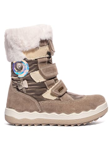 Primigi Leder-Winterstiefel in Hellbraun