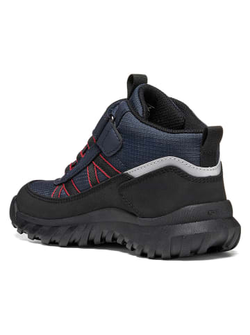Geox Sneakersy "Simbyos" w kolorze granatowo-czarnym