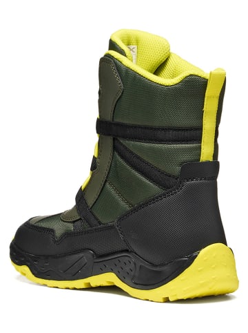 Geox Boots "Sentiero" in Khaki/ Gelb