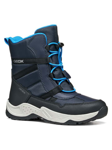 Geox Botki "Sentiero" w kolorze granatowym