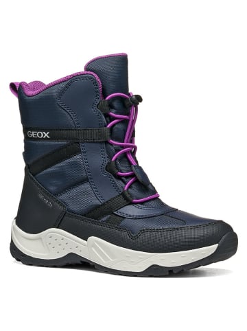 Geox Botki "Sentiero" w kolorze granatowym