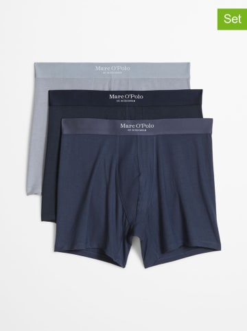 Marc O´Polo Bodywear 3er-Set: Boxershorts in Dunkelblau/ Hellblau