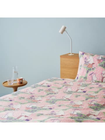 Moomin Komplet pościeli "Rose Garden" w kolorze jasnoróżowym