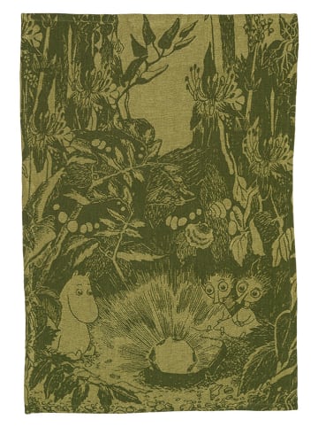 Moomin Ściereczka "M.Forest" w kolorze zielonym do naczyń - 65 x 45 cm