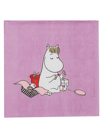 Moomin Servietten "Snorkmaiden" in Lila - 20 Stück