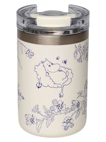 Moomin Kubek termiczny "Haru" w kolorze kremowo-niebieskim - 350 ml