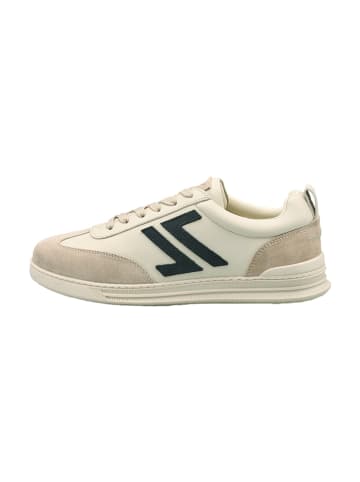 LLOYD Leder-Sneakers in Beige/ Schwarz