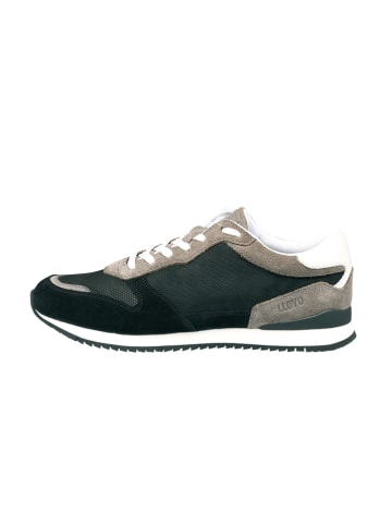 LLOYD Leder-Sneakers in Schwarz/ Grau