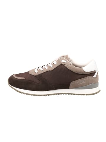 LLOYD Skórzane sneakersy w kolorze beżowo-brązowym