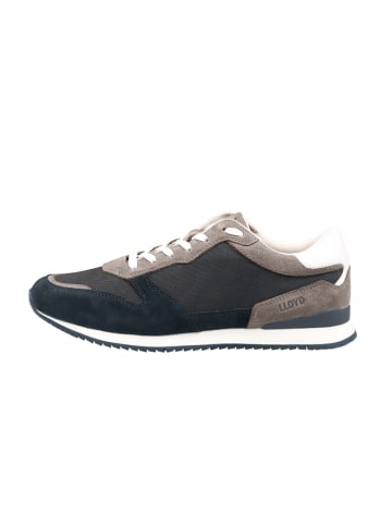LLOYD Leren sneakers taupe/donkerblauw