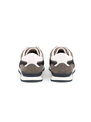 LLOYD Leren sneakers taupe/donkerblauw