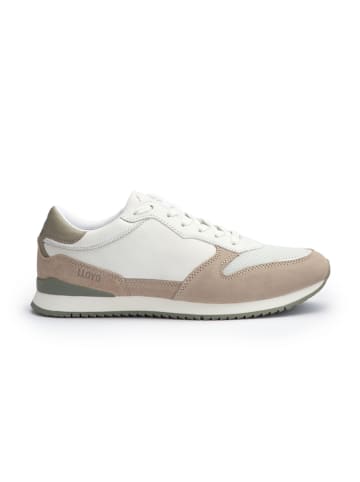 LLOYD Leder-Sneakers in Beige/ Weiß