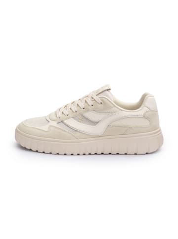 LLOYD Skórzane sneakersy w kolorze kremowym