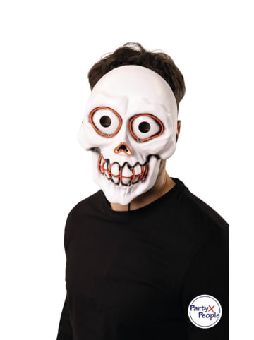 Party x People LED-masker wit