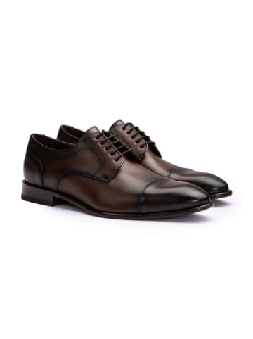 LLOYD Leder-Schnürschuhe in Braun