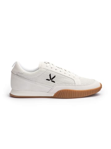 LLOYD Skórzane sneakersy w kolorze białym